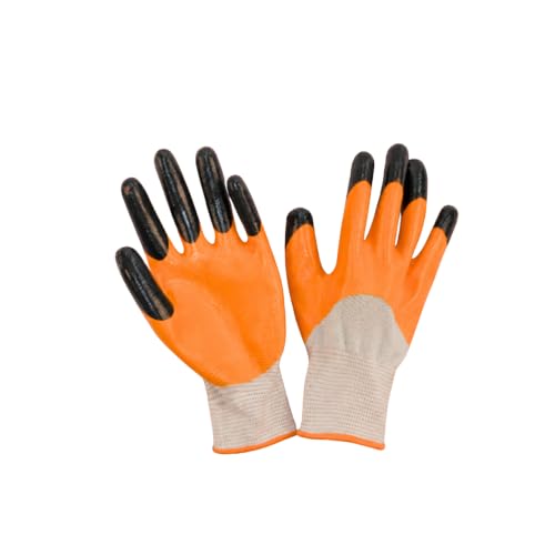 Image of Zamia Gardening Gloves, Orange, Flexible & Thorn-Proof, for Beginners