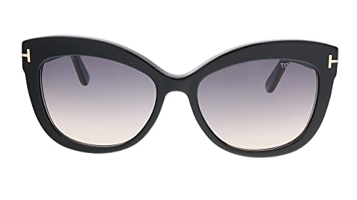 Tom Ford FT0524 01B Shiny Black Alistair Cats Eyes Sunglasses Lens Category 2 S2