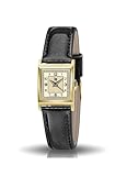  Lip Churchill C18 - Orologio da donna in acciaio dorato, in pelle, colore: nero laccato 671621
