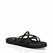 Teva womens Olowahu Sandal, Black on Black, 9 US