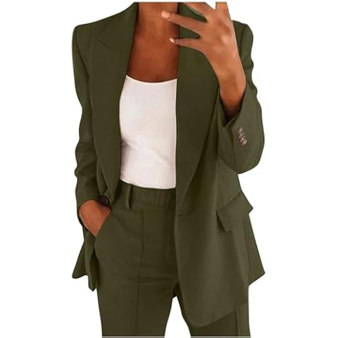 RUIRUILICO Blazer et Pantalon Femme Cover