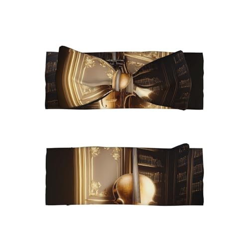 Magic Library Baby Headbands Soft Nylon Hairbands with Stretchy Bows Girls Hair Accessories for Newborn Infant Toddler Kids2