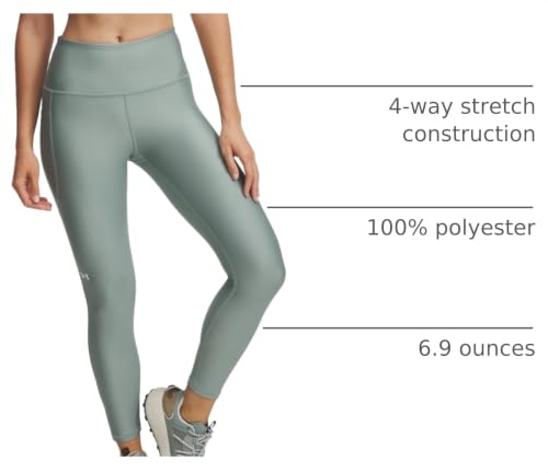 Image of Under Armour Women's HeatGear Armour High Waisted Ankle No-Slip Leggings