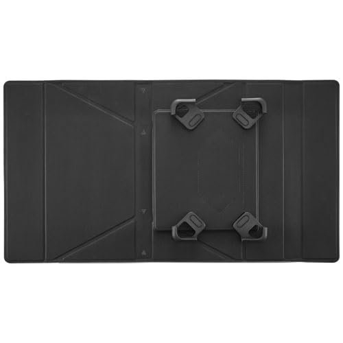 Image of Insignia FlexView 10 inch Universal Folio Case (Black) with Active Stylus for iPad (White) - Adjustable Stand, Protective Cover, Touch Precision Pen