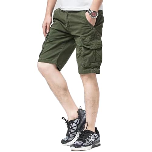 Bermuda homme cargo Toocool vert 40 idéal pour vos sorties décontractées d'été