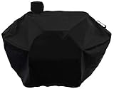 Patio Grill Cover Replacement for Dyna-Glo DG576CC Premium Large Charcoal Grill Cover, Fits for Dyna-Glo Grill Models DGN486DNC-D, DGN486SNC-D, DGN576DNC-D and DGN576SNC-D, Heavy Duty Waterproof,Black