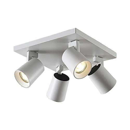 Arcchio Strahler 'Iavo' (Modern) in Weiß aus Metall u.a. für Küche (4...