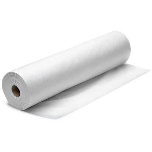 Vliesstoff Meterware 4 m x 160 cm Volumenvlies Polstervlies Polsterwatte - Leichtes Nähvlies Futterstoff weiß weich atmungsaktiv für Kleidung Patchwork Polsterarbeiten Deko ohne Kleber
