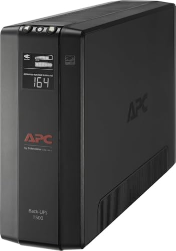 APC UPS 1500VA/900W Battery Backup for PCs, Office...