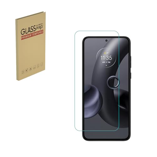 Protector de pantalla para Motorola Edge 30 Neo/Edge 30 Lite/Moto Edge 30 Neo/Lite Película protectora de vidrio templado Estuche amigable Anti arañazos Libre de burbujas (1 piezas)