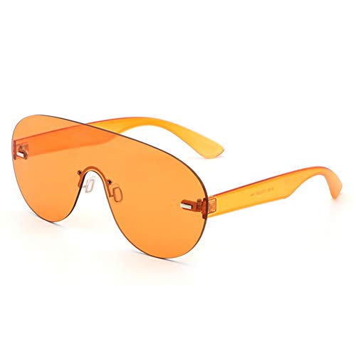 Lunettes de soleil orange Harajuku contre les looks banals pour un style de rue affirmé