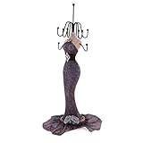 Wdfnexalai Elegante manichino portagioie espositore da appendere modello 2, viola, 28 cm