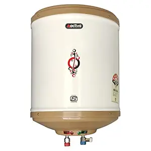 ACTIVA Instant 3 KVA 5 Star Rated Special Anti Rust Coated Tank Geyser with ABS TOP Bottom, HD ISI Element (Ivory) 2 Years Warranty (6 ltr)