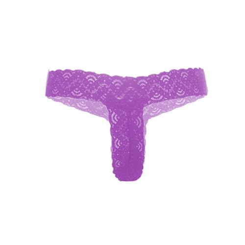 Image of MYZA Womens Microfibre Floral Lace Low Rise G String Thong Panty for Women /Girls