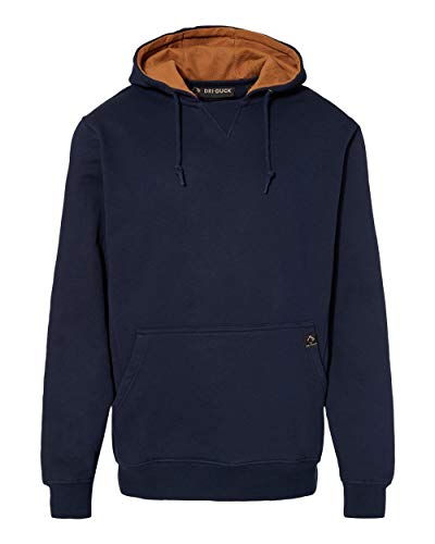 DRI DUCK Woodland Men's Heavyweight Hoodie, X-Large, Navy
