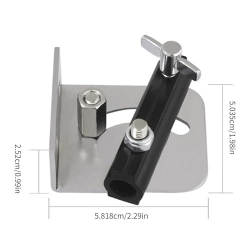 Juego 2 Soportes metálicos para correa de caja de batería miniatura 5