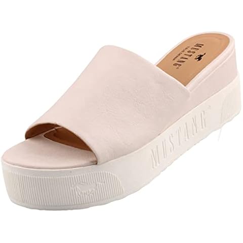 MUSTANG Mules Femme Ecru Cover