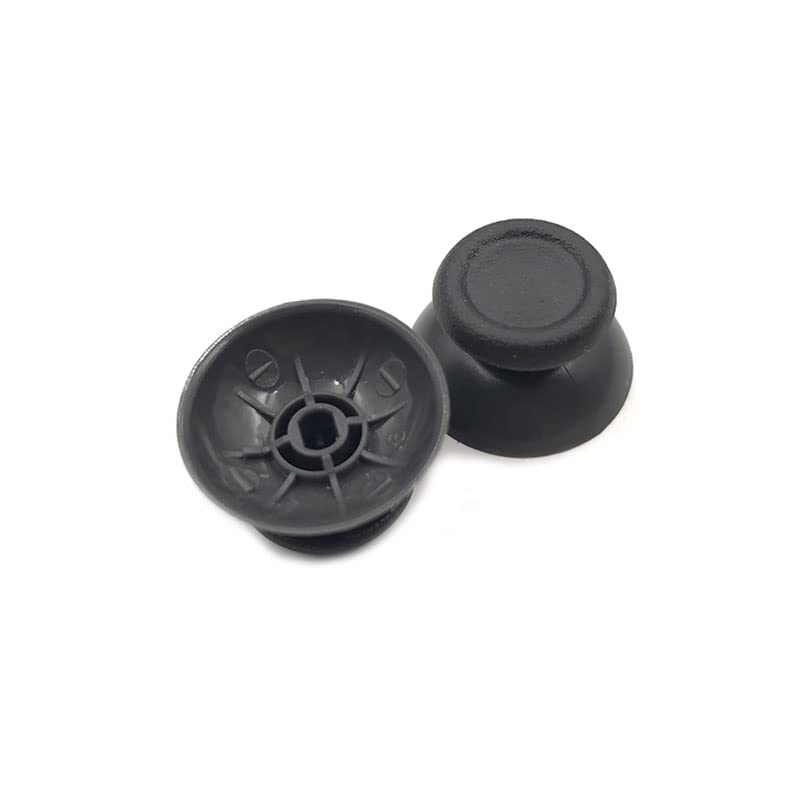 [Pièces détachées pour jeux vidéo] 20 pièces couverture analogique 3D bâtons de pouce Joystick pouce champignon capuchon for Sony PlayStation 4 PS4 contrôleur remplacement réparation ( Color : Black )