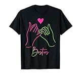 Bestie Heart Hands Girl Women Friends Best Friend T-Shirt