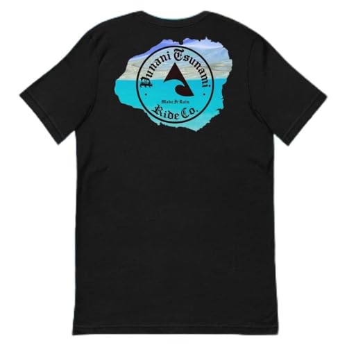 Punani Tsunami Water is Life Unisex t-Shirt Black