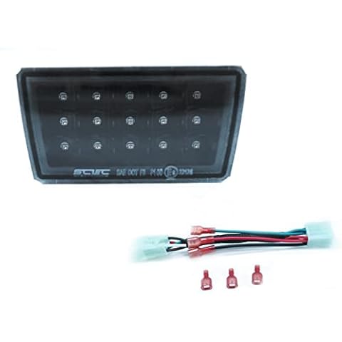 Gazoz Performance F1 Hyper 4th Brake Light For 15-21 Subaru WRX STI XV Black Housing/Clear Lens Cover