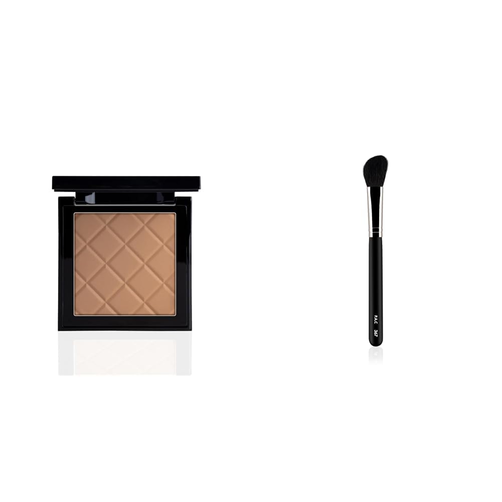 PAC Spotlight Bronzer Centre Stage | Lightweight Matte Bronzer | Long-Lasting Buildable Formula Contouring Brush 367-picture-40