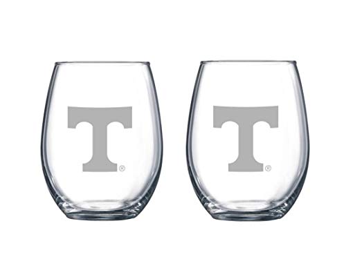 RFSJ Satin Frost Logo Wine or Beverage Glass Set of 2 (Tennessee)