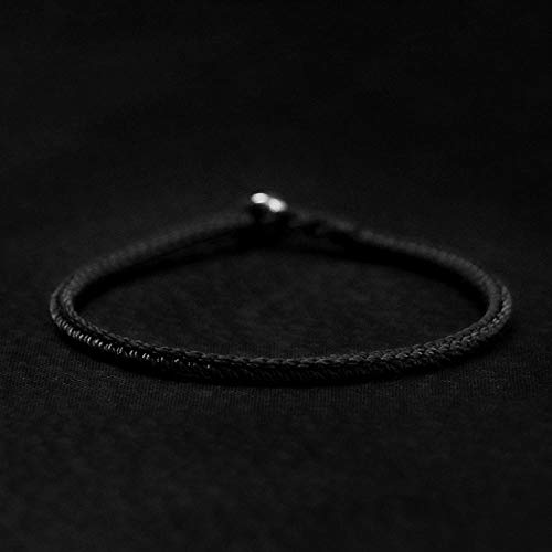Corde tibétaine tissée main bracelet perlé artisanal pour couple