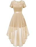 Material: Das Oberteil besteht aus feiner floraler Spitze, die atmungsaktiv und hautfreundlich ist. Ein bequemer und seidiger Chiffonrock fügt Sinnlichkeit und Eleganz hinzu.
