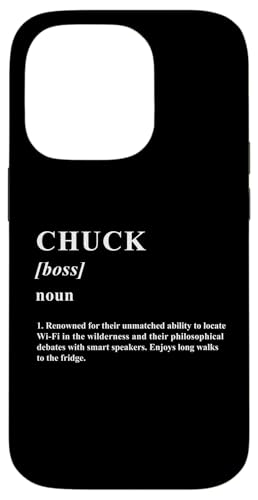 Chuck - Camiseta Divertida con definición de Nombre Carcasa para iPhone 14 Pro