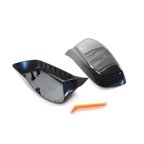 Coque de rétroviseur pour BMW E60 E61 E63 E64 2 pièces noir brillant