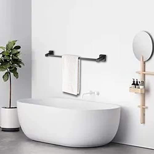 Cavoli Black Towel Bar, Adjustable Mounting Hardware Bathroom/Kitchen/Restroom Hanging,24-Inch #TOP2