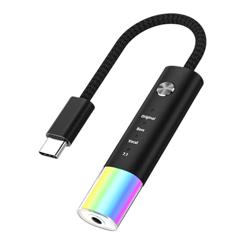 Adaptateur USB C vers casque son HiFi et audio haute résolution sans perte