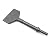 QWORK Floor Tile Thinset Removal Chisel, 3 Inch Wide Flooring Adhesive Remover Bit, 1/2 Inch Shank for Air Hammer 3" x 7.5"