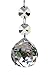 Fushing 20pcs Crystal Glass Ball Chandelier Prisms Pendants Parts Beads (40mm, Clear)