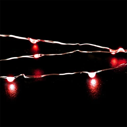 Blumenstrauß Kupferdraht, LED, Rot, 1 m