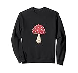 8.5 oz, Klassisch geschnitten Deko Fliegenpilz Kostüm Mushroom Damen Herren Fliegenpilz Sweatshirt