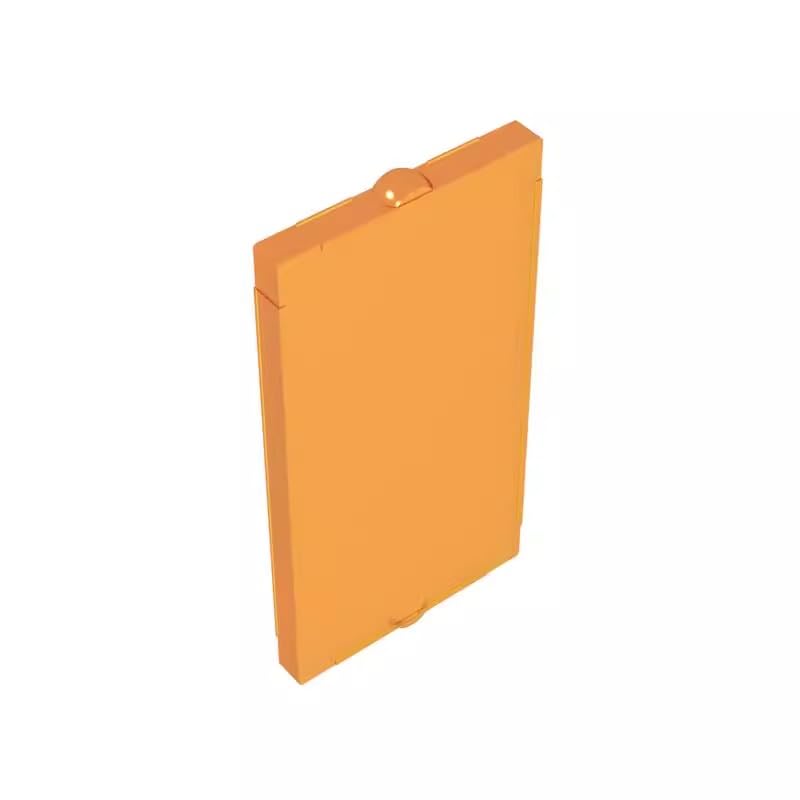 Gobricks 60602 Door Glass for Window 1x2x3 Flat Front 50 Pieces GDS-879 Compatible with Lego Building Blocks Color:Trans Orange