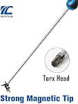 ROTATION Ensemble de tournevis Torx extra longue (5pc Jeu) S2 Acier, longueur des lames 12-inch T15-T30, plus Longue étoile tournevis, 5-Piece ensemble