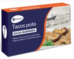 Coaliment Pezzi di Calamaro in Salsa Americana, Monodose, Peso Sgocciolato 72 g, Lotto da 3