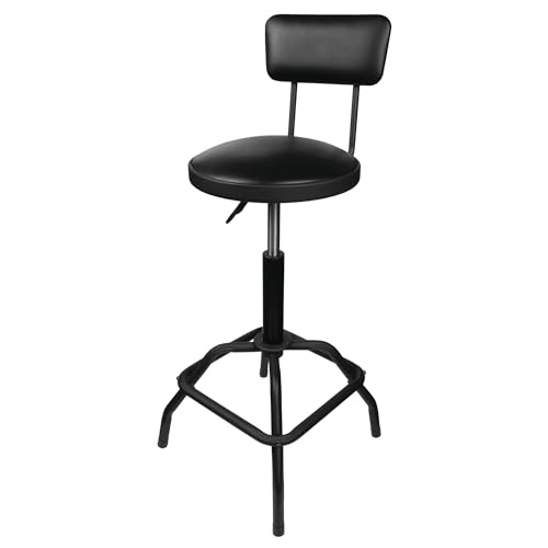 Image of Performance Tool W85016 Pneumatic Stool w /Removable Backrest
