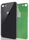 Apple iPhone 8 Replacement Back Glass Cover Back Battery Door w/Pre-Installed Adhesive,Best Version Apple iPhone 8 All Models OEM Replacement (Black)