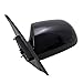 Brock Aftermarket Replacement Driver Left Power Mirror Paint to Match Black With Heat Compatible With 2006-2010 Hyundai Sonata