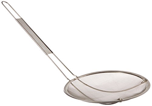 Winco Stainless Steel Strainer, 6.5-Inch Diameter, Course Mesh, Medium #TOP20