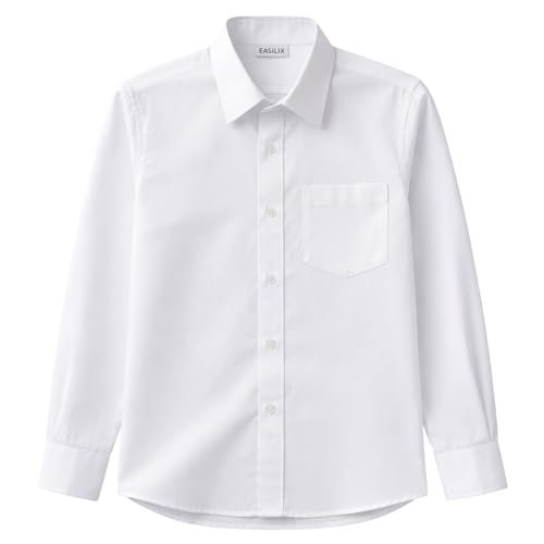 Image of White Shirt Full Sleeve 100% Cotton | Unisex | School Uniform