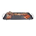 Electric Grill,Nonstick Teppanyaki Hibachi Grill Extra Large Table Top Griddle BBQ Barbecue w/Removable Handles for Outdoor Yard Travel Picnic