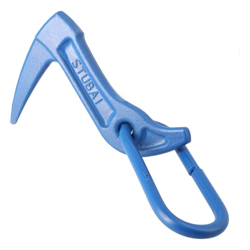 Foto von STUBAI Blochstreifhaken | Forst-Schlaghaken zum Ziehen und Rücken von Baumstämmen | Vergüteter Stahl, ungeschweißtes Glied | Für 10 mm Ketten | Robustes Holzrückewerkzeug für Forst & Landwirtschaft