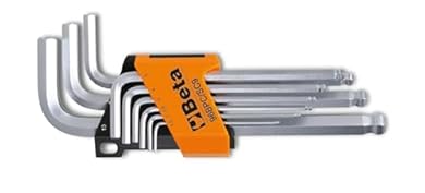 Foto di BETA 96BPC/SC9 - Serie di 9 chiavi maschio esagonale piegate con un'estremità sferica