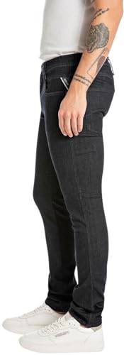 Jeans Replay M914 Anbass Hyperflex pantalon stretch moderne