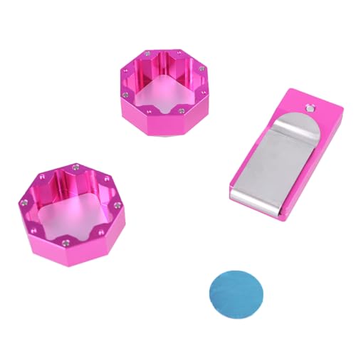 Clip de de billard magnétique avec étui à craie en aluminium pour pointe de queue